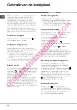 Предварительный просмотр 58 страницы Hotpoint Ariston CE6IFA F Operating Instructions Manual