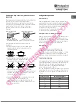 Предварительный просмотр 59 страницы Hotpoint Ariston CE6IFA F Operating Instructions Manual