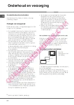 Предварительный просмотр 62 страницы Hotpoint Ariston CE6IFA F Operating Instructions Manual