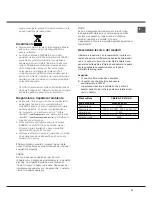 Preview for 21 page of Hotpoint Ariston CE6IFA.FXF Operating Instructions Manual