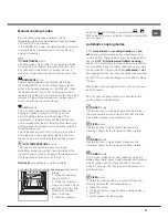 Preview for 27 page of Hotpoint Ariston CE6IFA.FXF Operating Instructions Manual