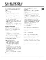 Preview for 41 page of Hotpoint Ariston CE6IFA.FXF Operating Instructions Manual