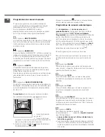 Preview for 42 page of Hotpoint Ariston CE6IFA.FXF Operating Instructions Manual