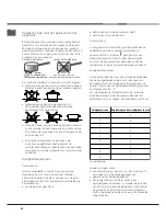 Preview for 62 page of Hotpoint Ariston CE6IFA.FXF Operating Instructions Manual