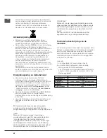 Preview for 66 page of Hotpoint Ariston CE6IFA.FXF Operating Instructions Manual