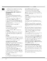 Preview for 8 page of Hotpoint Ariston CE6VE6 GR Operating Instructions Manual