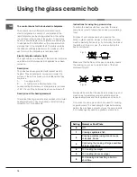 Preview for 10 page of Hotpoint Ariston CE6VE6 GR Operating Instructions Manual