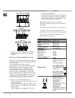 Preview for 14 page of Hotpoint Ariston CE6VE6 GR Operating Instructions Manual