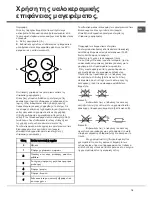 Preview for 19 page of Hotpoint Ariston CE6VE6 GR Operating Instructions Manual