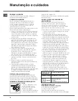 Preview for 30 page of Hotpoint Ariston CE6VE6 GR Operating Instructions Manual