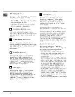 Preview for 40 page of Hotpoint Ariston CE6VM3 HA Operating Instructions Manual