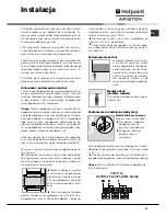 Preview for 47 page of Hotpoint Ariston CE6VM3 HA Operating Instructions Manual