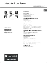 Preview for 2 page of Hotpoint Ariston CE6VP4 EU/HA Operating Instructions Manual