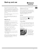 Предварительный просмотр 5 страницы Hotpoint Ariston CE6VP5 CR/HA Operating Instructions Manual