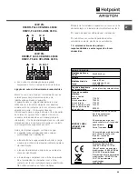 Предварительный просмотр 25 страницы Hotpoint Ariston CE6VP5 CR/HA Operating Instructions Manual