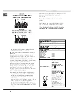 Предварительный просмотр 36 страницы Hotpoint Ariston CE6VP5 CR/HA Operating Instructions Manual