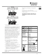 Предварительный просмотр 47 страницы Hotpoint Ariston CE6VP5 CR/HA Operating Instructions Manual