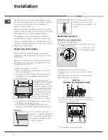 Предварительный просмотр 2 страницы Hotpoint Ariston CE6VP5 GR/HA Operating Instructions Manual