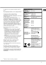 Предварительный просмотр 3 страницы Hotpoint Ariston CI 3V P67 HA Operating Instructions Manual