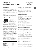 Предварительный просмотр 49 страницы Hotpoint Ariston CI 65S E9 R/HA Operating Instructions Manual