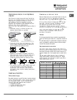 Preview for 13 page of Hotpoint Ariston CI 6I FA R/HA Operating Instructions Manual