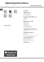 Preview for 14 page of Hotpoint Ariston CI 6V E9 R/HA Operating Instructions Manual