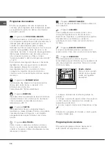 Preview for 58 page of Hotpoint Ariston CI 6V E9 R/HA Operating Instructions Manual