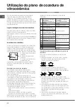 Preview for 62 page of Hotpoint Ariston CI 6V E9 R/HA Operating Instructions Manual