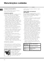 Preview for 64 page of Hotpoint Ariston CI 6V E9 R/HA Operating Instructions Manual