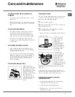 Preview for 9 page of Hotpoint Ariston CIS LI 460 A Instruction Booklet