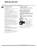 Preview for 6 page of Hotpoint Ariston CIS LI 470 A Instruction Booklet