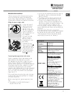 Preview for 3 page of Hotpoint Ariston CISFB 51.2 IX/HA Operating Instructions Manual