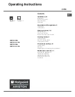 Hotpoint Ariston CISFB G /HA Operating Instructions Manual предпросмотр