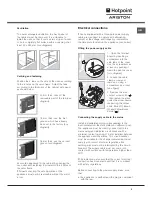 Предварительный просмотр 3 страницы Hotpoint Ariston CISFB G /HA Operating Instructions Manual