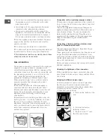 Предварительный просмотр 4 страницы Hotpoint Ariston CISFB G /HA Operating Instructions Manual