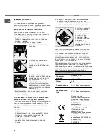 Предварительный просмотр 16 страницы Hotpoint Ariston CISFB G /HA Operating Instructions Manual