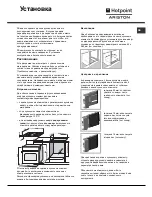 Предварительный просмотр 13 страницы Hotpoint Ariston CISHB 10 A.1 Operating Instructions Manual