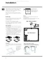 Предварительный просмотр 2 страницы Hotpoint Ariston CISKBH 6004 IX/1/HA Operating Instructions Manual