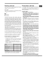 Preview for 11 page of Hotpoint Ariston CISTD 640S HA Operating Instructions Manual