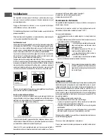 Предварительный просмотр 10 страницы Hotpoint Ariston CP 87SEA /HA S Operating Instructions Manual