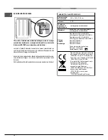 Предварительный просмотр 12 страницы Hotpoint Ariston CP 87SEA /HA S Operating Instructions Manual