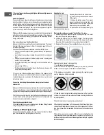 Предварительный просмотр 22 страницы Hotpoint Ariston CP 87SEA /HA S Operating Instructions Manual