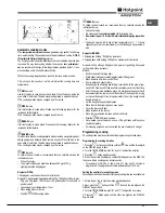 Предварительный просмотр 27 страницы Hotpoint Ariston CP 87SEA /HA S Operating Instructions Manual