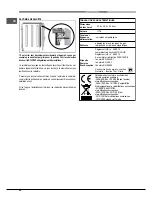 Предварительный просмотр 34 страницы Hotpoint Ariston CP 87SEA /HA S Operating Instructions Manual