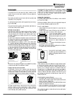 Предварительный просмотр 43 страницы Hotpoint Ariston CP 87SEA /HA S Operating Instructions Manual