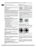 Предварительный просмотр 44 страницы Hotpoint Ariston CP 87SEA /HA S Operating Instructions Manual