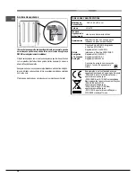 Предварительный просмотр 56 страницы Hotpoint Ariston CP 87SEA /HA S Operating Instructions Manual