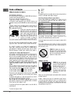 Предварительный просмотр 58 страницы Hotpoint Ariston CP 87SEA /HA S Operating Instructions Manual