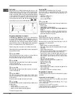 Предварительный просмотр 60 страницы Hotpoint Ariston CP 87SEA /HA S Operating Instructions Manual