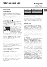 Preview for 21 page of Hotpoint Ariston CP87SG1 /HA Operating Instructions Manual